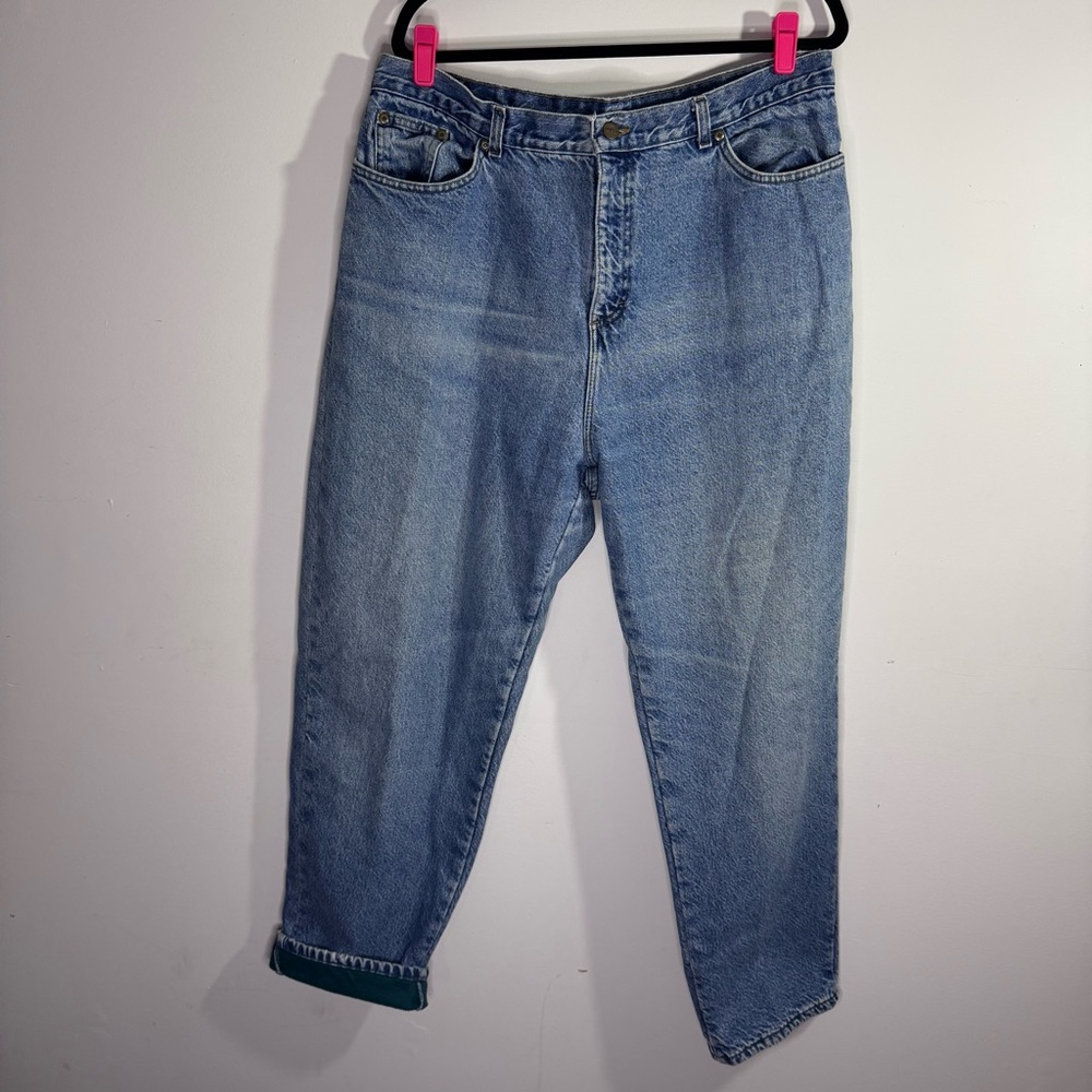 L.L. Bean Women's Straight Leg Jeans - Light Blue Denim